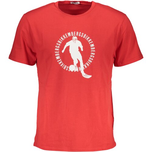 Bikkembergs MEN&amp;amp;#39;S RED SHORT SLEEVE T-SHIRT Slike