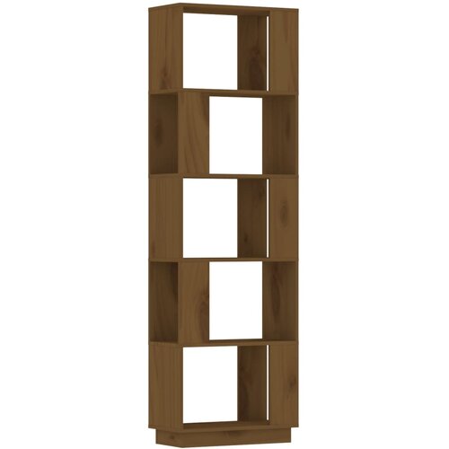 Maison Chic Knjižna omara - Knjižni regal medeno rjava 51x25x163,5 cm trden les, (21725330) Cene