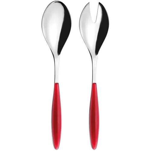 Pribor za serviranje solate FEELING - Clear Red Slike