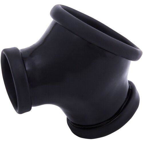 Toylie latex sleeve with penis and testicle ring gil black Cene