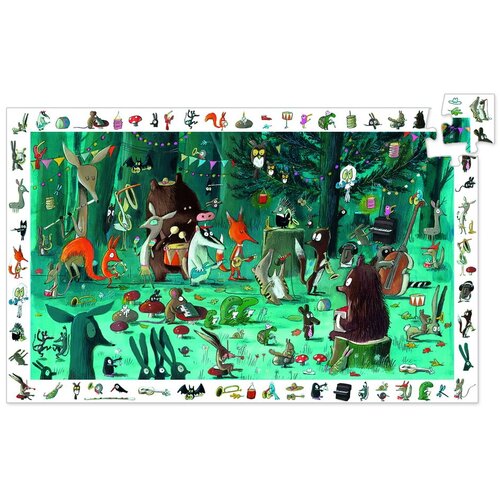 Djeco Otro&amp;scaron;ka sestavljanka Observation Forest Orchestra Slike