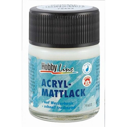  Mat akrilni lak na bazi vode Hobby Line | 50 ml Slike