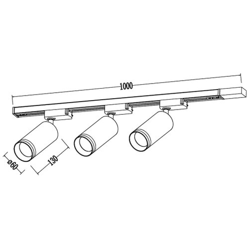  spot svetlo u &amp;scaron;inskom sistemu pipe 3xGU10/10W/230V, belo Slike
