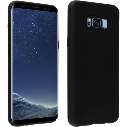 AVIZAR Poltrda silikonska za&scaron;citna torbica z mehkim zakljuckom na dotik - crna str. Samsung Galaxy S8 Plus, (20600260) Cene