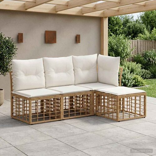  Set vanjskih sofa Prirodna Poliester Cene