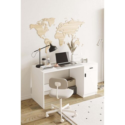 Hanah home radni sto Mazı, 140 cm, beli Cene