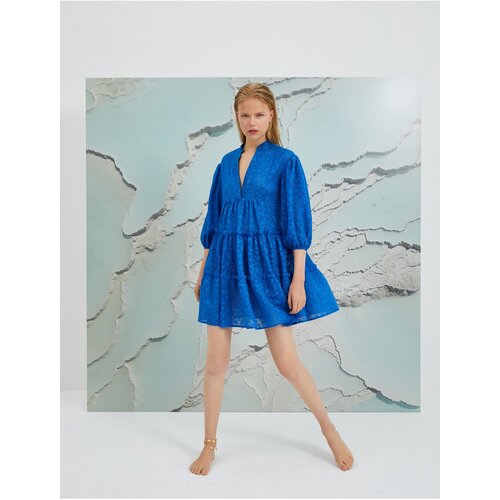 Koton Dress - Navy blue - Ruffle both Slike