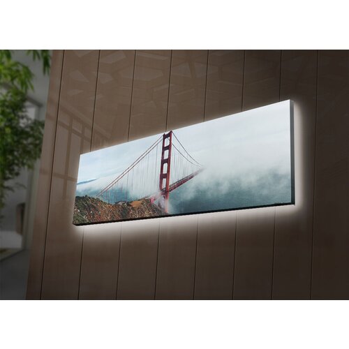 Wallity Slika sa LED osvetljenjem 3090DACT-64, 30x90 cm Cene