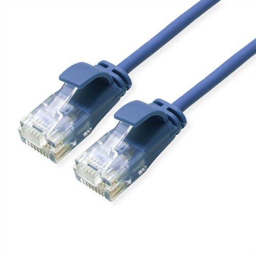 Secomp Roline UTP Data Center PatchCord Slim Cat6a LSOH blue 0.5m Cene