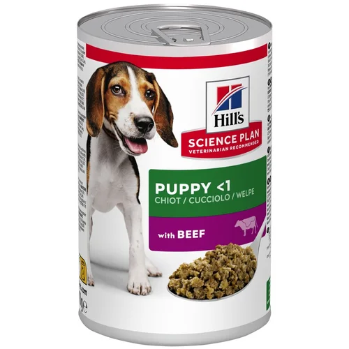 Hill’s Science Plan Puppy <1 6 x 370 g - Govedina (6 x 370 g)