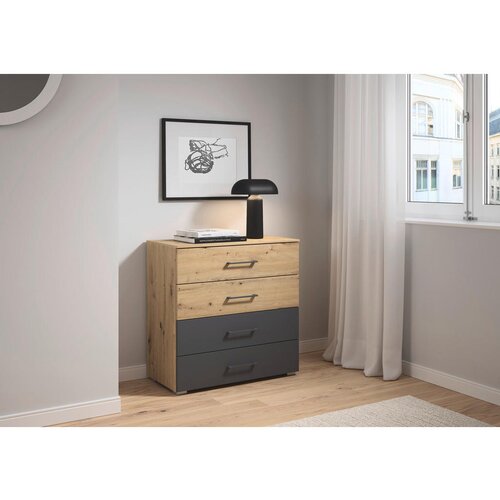 Rauch Möbel KOMODA, siva, hrast artisan Cene