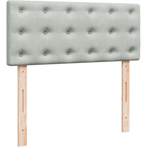 Box spring krevet s madracem svjetlosivi 120x200 cm bar&amp;scaron;unasti Slike