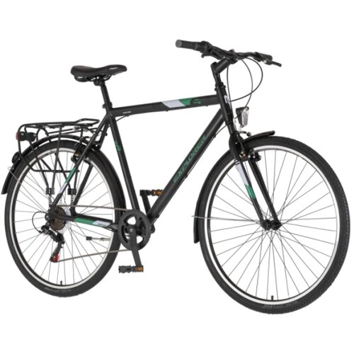 Explorer Bicikl tour axys 28" alu 23" v-brake 6 brzina 175-193cm (xl) crno zeleni mat Cene