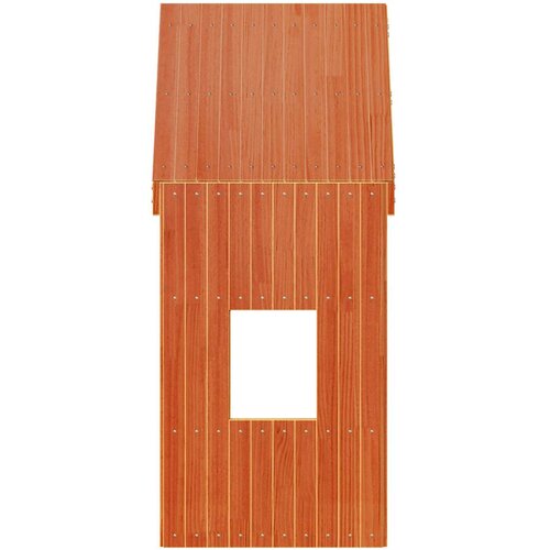 Krov za dječji krevet vo&amp;scaron;tano smeđi 60 x 89 x 134,5 cm borovina Slike