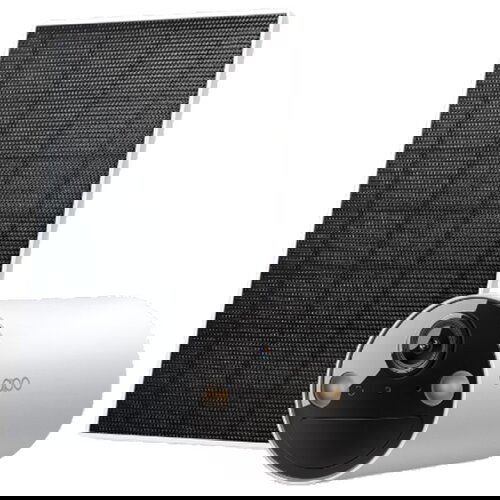 Tp-link tapo c410 kit wifi 2k 3mp zunanja brezžična baterijska solarni panel bela nadzorna kamera Cene