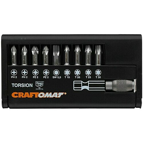 CRAFTOMAT Komplet bit nastavaka Stainless (10 -dij., Plemeniti čelik) Slike