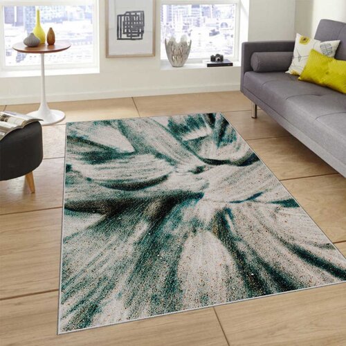 Tepih 180x280cm sa gumenom podlogom Zelena pra&amp;scaron;ina - Tg-5017 Slike