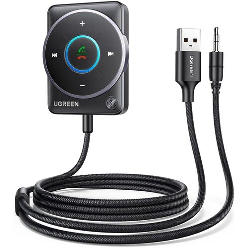 Ugreen Bluetooth AUX adapter 35002 za auto, Bluetooth 5.4, 3.5mm AUX Slike
