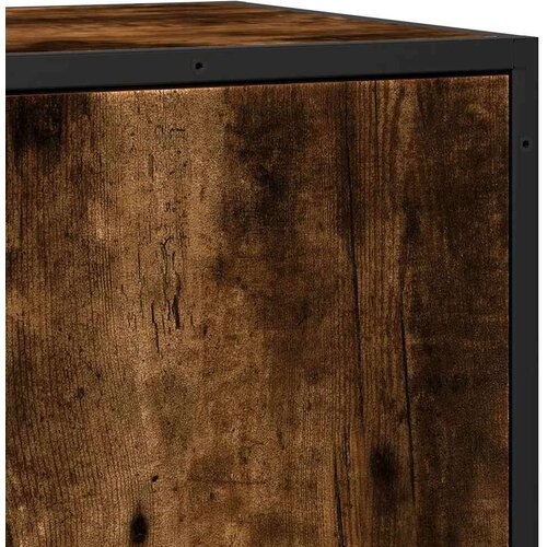 VidaXL Komoda boja hrasta 68x35x76 cm konstruirano drvo i metal Slike