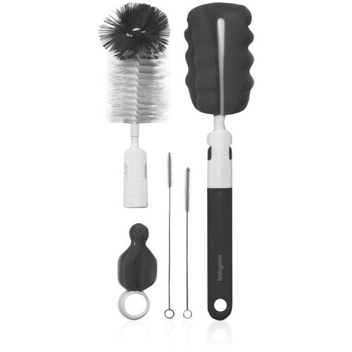 BabyOno Brush Set četka za čišćenje bočica i sisača Grey 1 kom Cijene