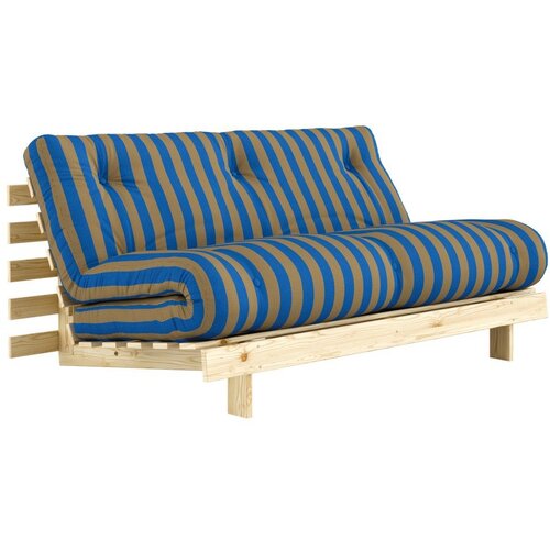 Karup Plava/smeđa sklopiva sofa 160 cm Roots &amp;ndash; Slike