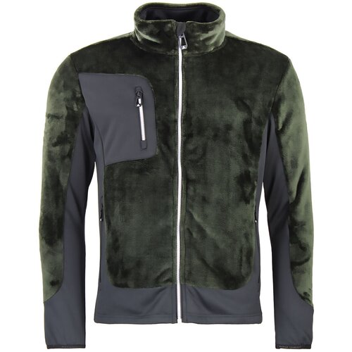 Peak Mountain Flis Blouson polaire CHAPEAU Kaki Cene