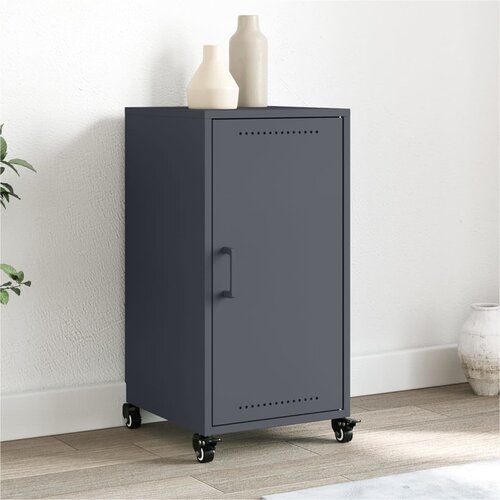 VidaXL Komoda antracit 36x39x72 cm hladno valjano jeklo Slike