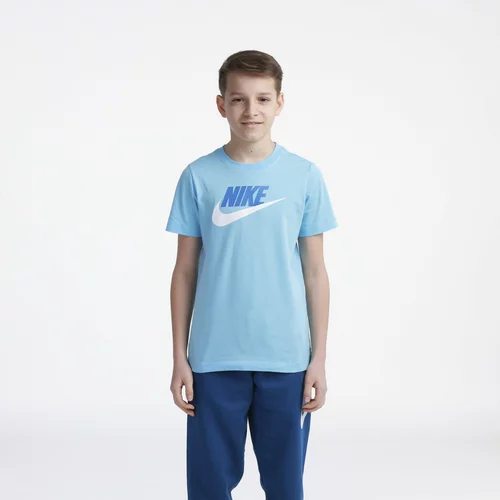 Nike Majica modra / voda / bela