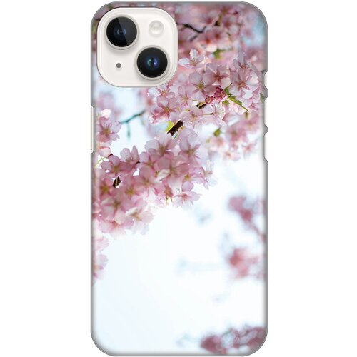 Silikonska maska za iPhone 14 6.1 Spring Print &amp;scaron;arena Slike