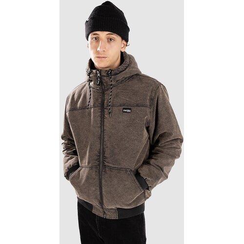 Iriedaily Dock36 Swing Jakna black acid wash Slike