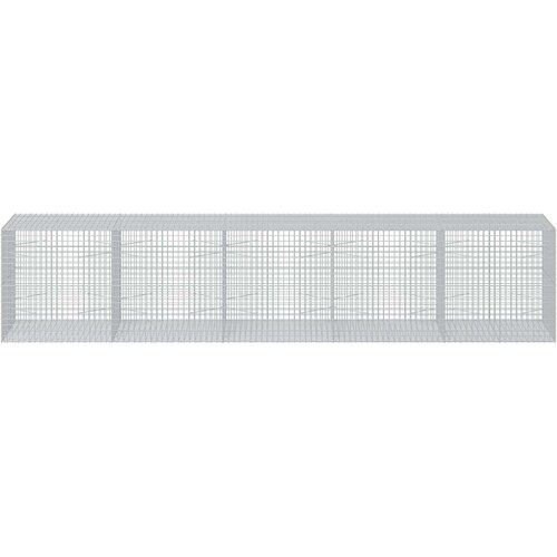  Gabion s 5 mm žicom i mrežom 5x5 cm 500x100x100 cm Slike