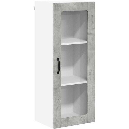  Zidni kuhinjski ormarić Zidne Betonski sivi 40 x 31 x 100 cm Slike