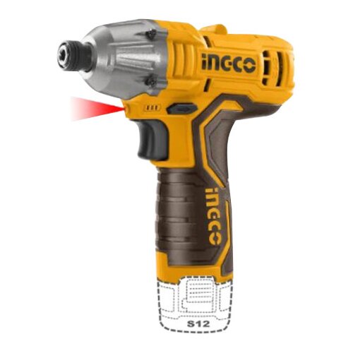 INGCO TOOLS Izvijač udarni aku 12V 6.35mm 2x1.5Ah bez punjača s kutijom i nastavcima CIRLI12015 Cijene