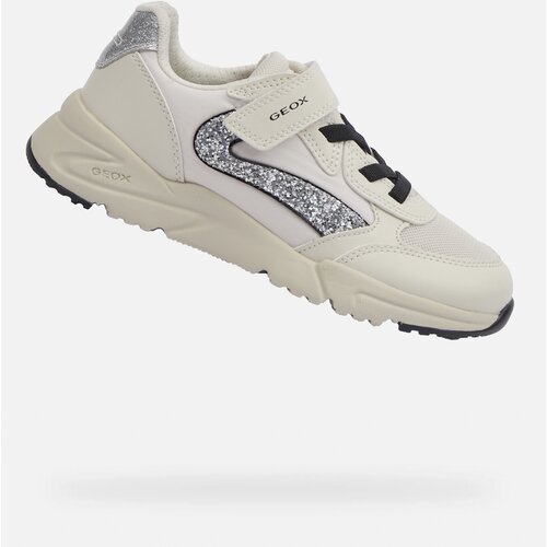 Geox White Girls Sneakers Loftus - Girls Cene
