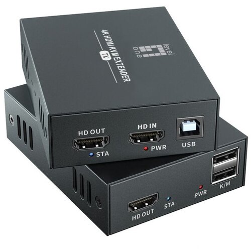 Level One HDMI over Cat.5/6 Extender kit 4K. 100m black Cijene