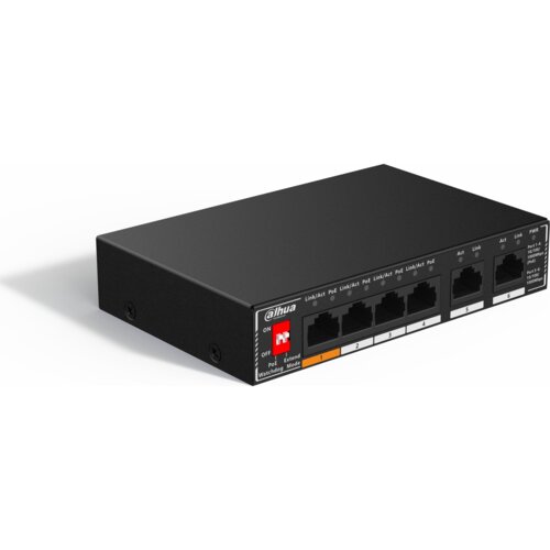 Dahua Technology PoE SG1006P Neupravljano Gigabit Ethernet (10/100/1000) Podpora za napajanje preko Etherneta (PoE) Črna Cene