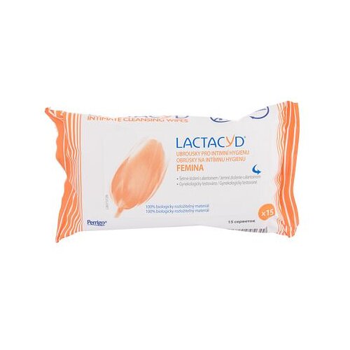 Lactacyd daily maramice za intimnu negu 15 komada Slike
