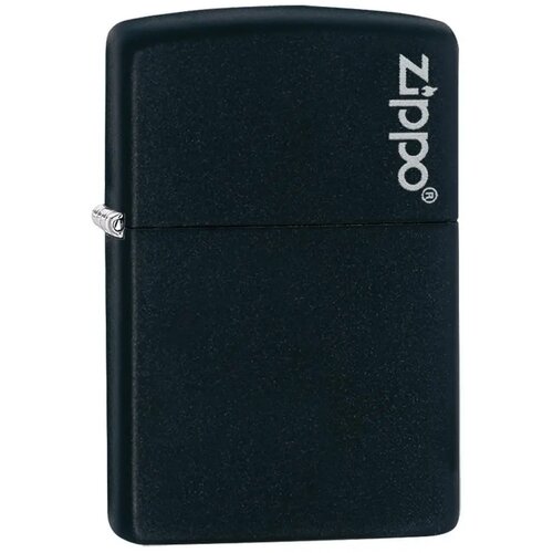Zippo upaljač black matt log 218ZL Slike