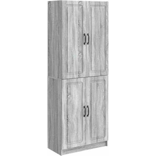 VidaXL Set ormara 2 kom. Konstruirano drvo - Sivi hrast sonoma Slike