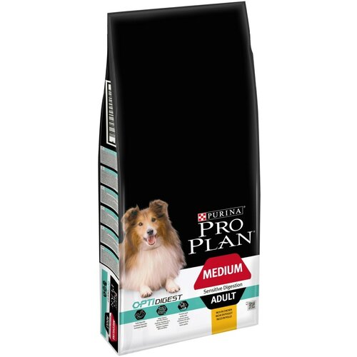 Purina Pro Plan hrana za pse OptiDigest Adult Medium Piletina 14kg Slike