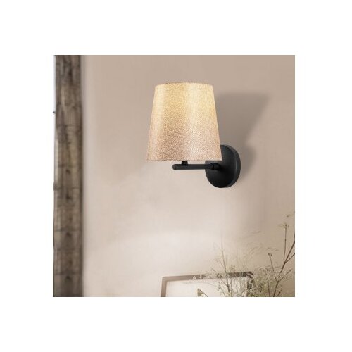 Opviq Zidna lampa E27 Grlo, Crno-krem Slike