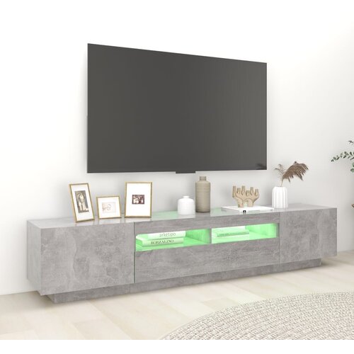  TV ormarić s LED svjetlima 200 x 35 x 40 cm Slike