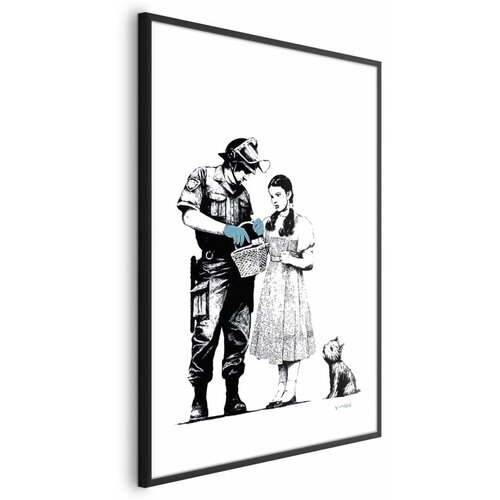  Plakat - Dorothy and the Policeman 29.7x42 Crni okvir Cene