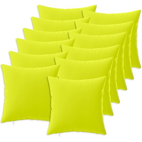  Presvlaka za jastuk 12 pcs HEERLEN Svijetlo zelena. 50 x 50 cm Cene