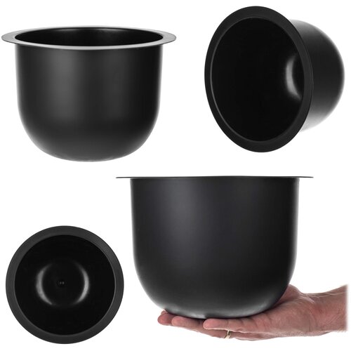 KADAX Loft okrogel vložek za cvetlični lonec za gredice, črne barve 24 cm, (5000352871) Cene