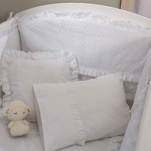 Baby cotton WHITE SWINGING BEBI KREVETAC (70x130 cm) Slike