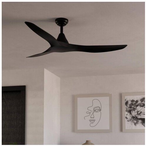 Eglo 35109 - Plafonski ventilator PORTSEA prečnika 132 cm u crnoj boji + daljinski upravljač Cene