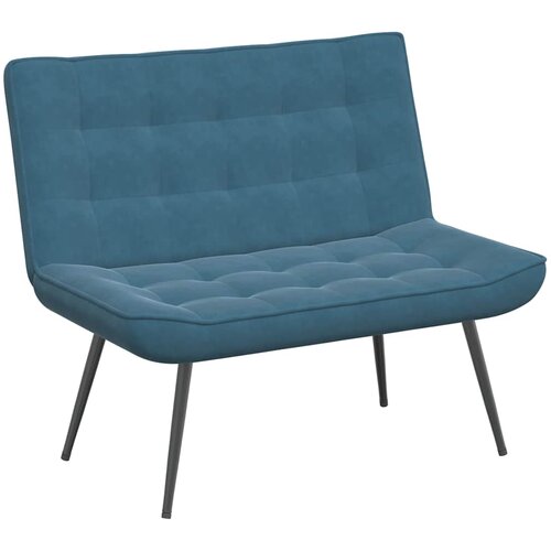 vidaXL klop Modra 110x74x84 cm Žamet, (21830231) Cene