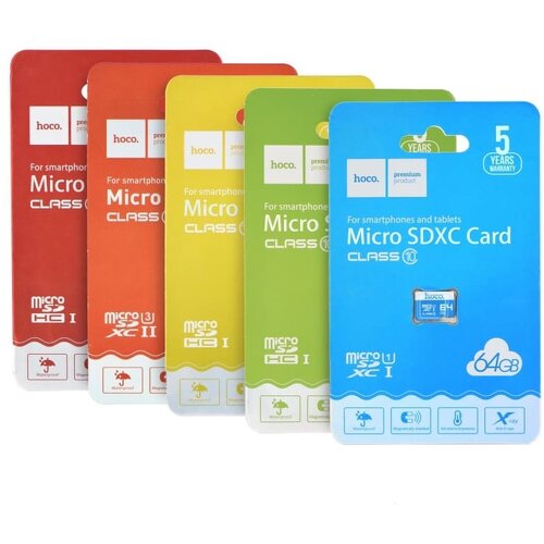 Hoco Micro SD kartica, 128GB, class 10 - MicroSD 128GB Class10 (90366), Narandžasta Cene