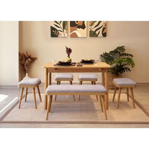 Hanah home trpezarijski sto i stolice (6 komada) Vina Mini 06 0701 Slike